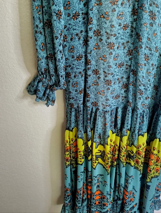 Free People Feeling Groovy Maxi Boho Dress Sz S - Picture 4 of 8